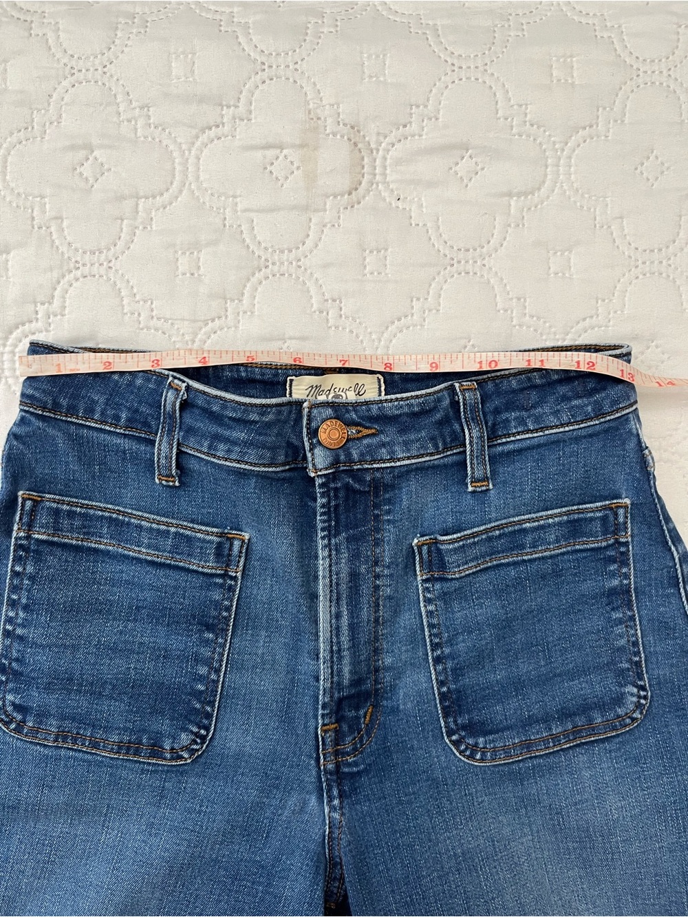 Madewell Curvy Emmett Wide Leg Jeans High Rise 28 NR565 - Picture 6 of 15